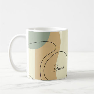 De Café Caneca Abstrata Personalizada