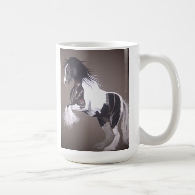 De Café caneca aciganada do garanhão do vanner/caneca (Direita)