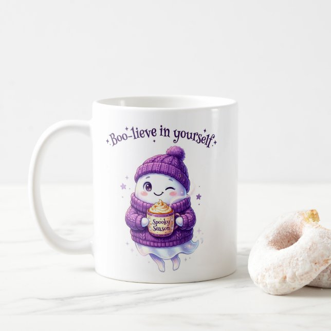 De Café Caneca Acredite em Si Mesmo (Com Donut)