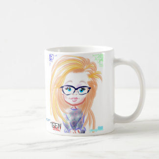 De Café Caneca adolescente 2015a da caricatura das artes
