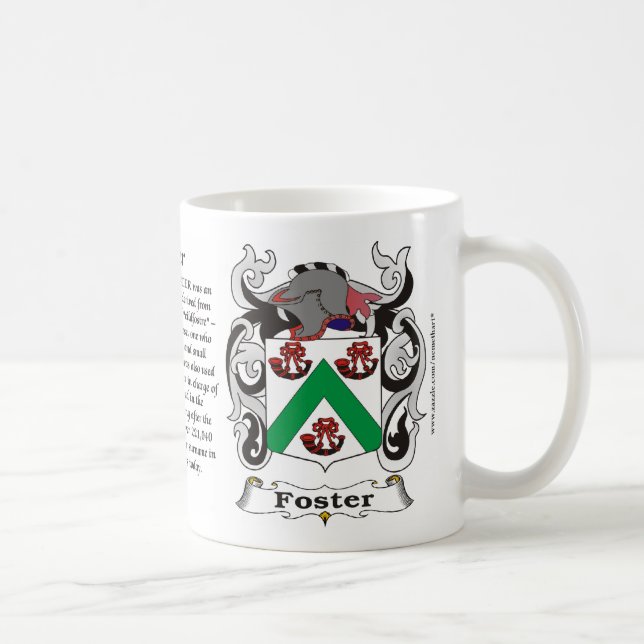 De Café Caneca adoptiva da crista da família (Direita)