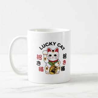 De Café Caneca afortunada do gato