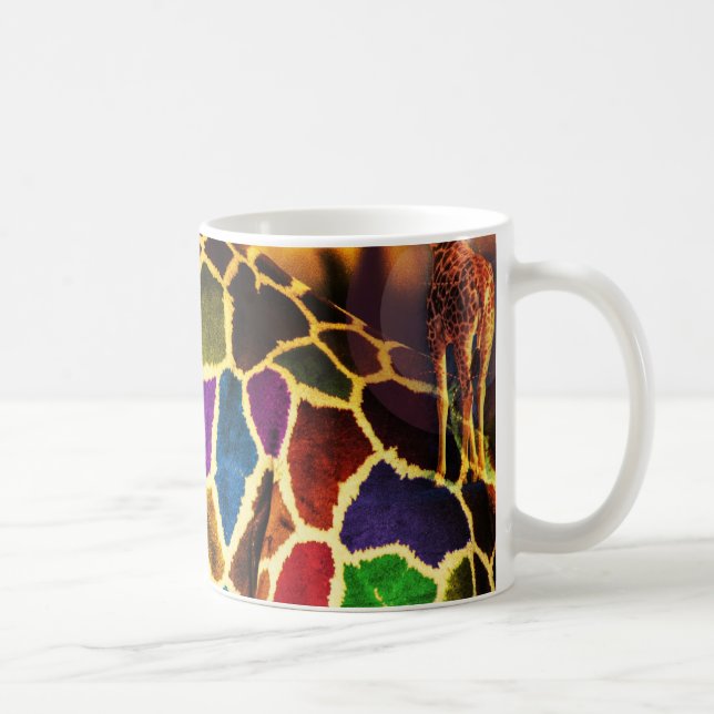De Café Caneca africana do girafa (Direita)