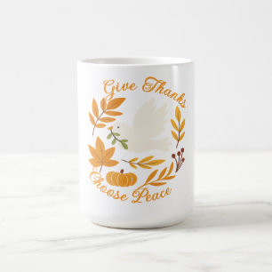 De Café Caneca 'Agradeça, Escolha a Paz'