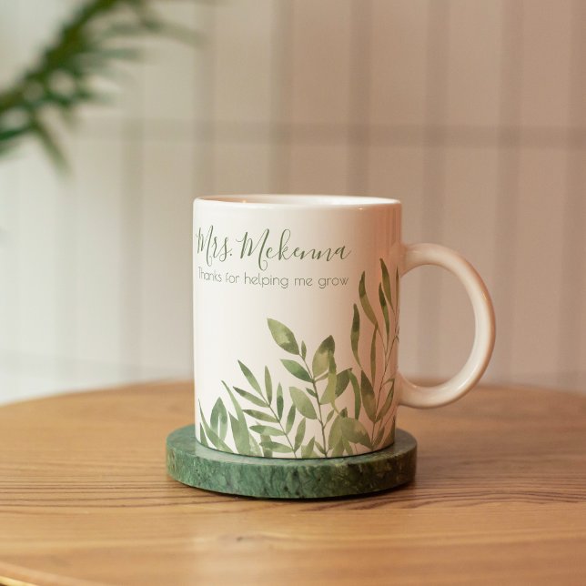 De Café Caneca Agradecendo por Me Ajudar a Crescer (Criador carregado)