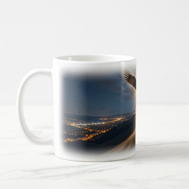 De Café Caneca Águia da Liberdade Acima das Colinas Azotad (Esquerda)