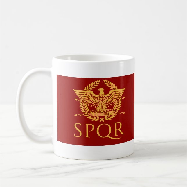De Café Caneca Águia do Império Romano SPQR (Esquerda)
