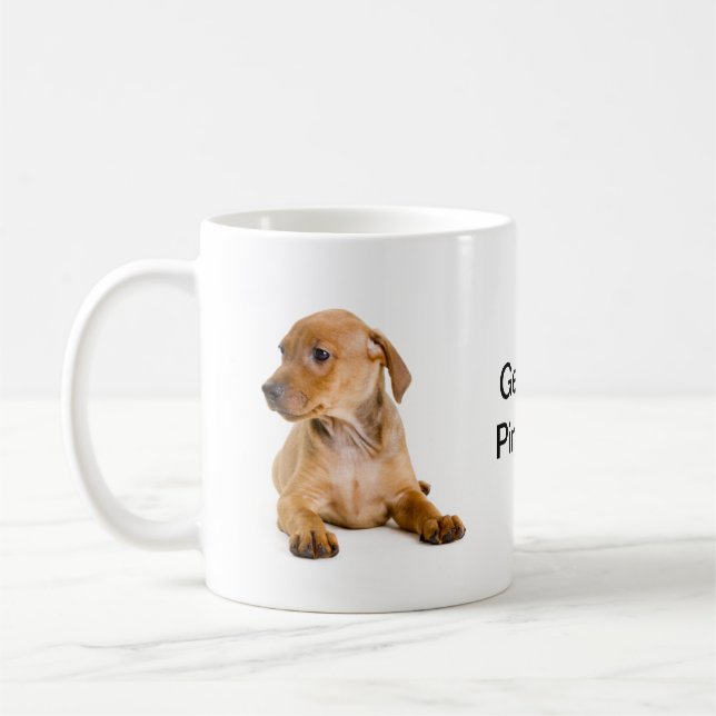 De Café Caneca alemão #2 do fã do Pinscher (Esquerda)