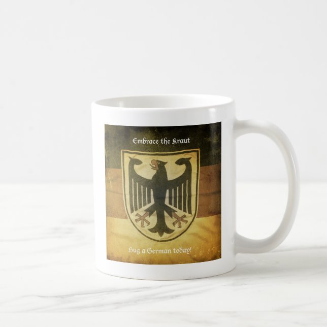 De Café Caneca alemão da bandeira (Direita)