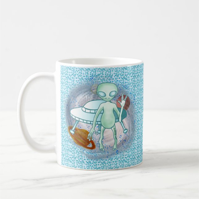 De Café Caneca Alien Invader (Esquerda)