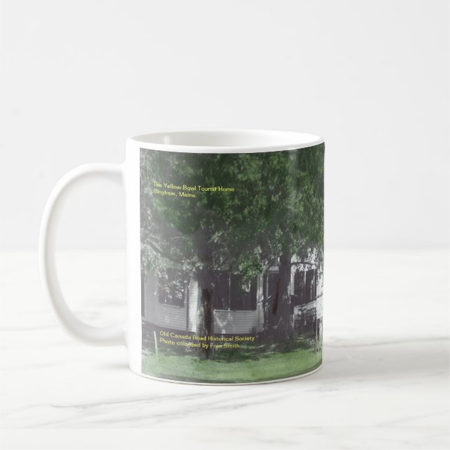 De Café Caneca amarela da pensão da bacia (Esquerda)