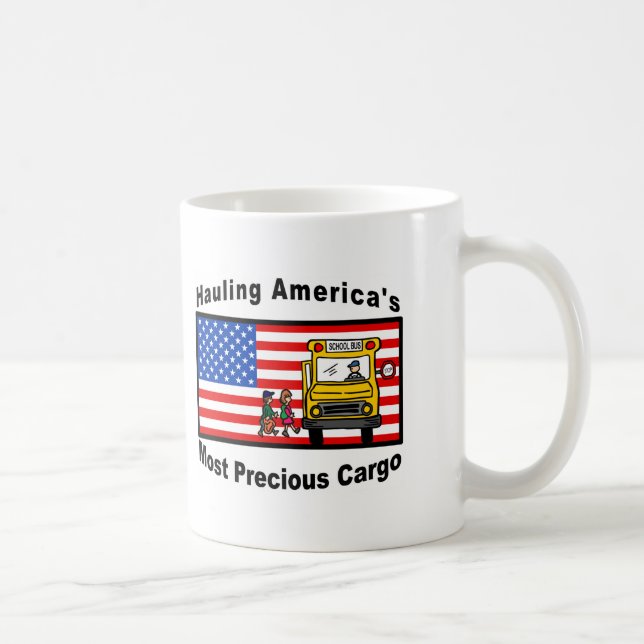 De Café Caneca amarela do auto escolar - personalizada (Direita)