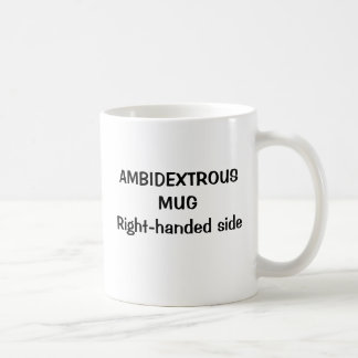 De Café Caneca ambidextra