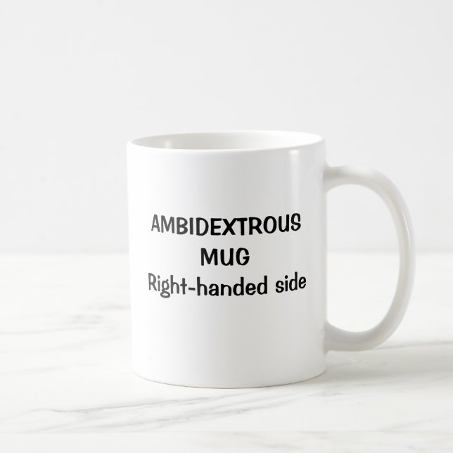 De Café Caneca ambidextra (Direita)