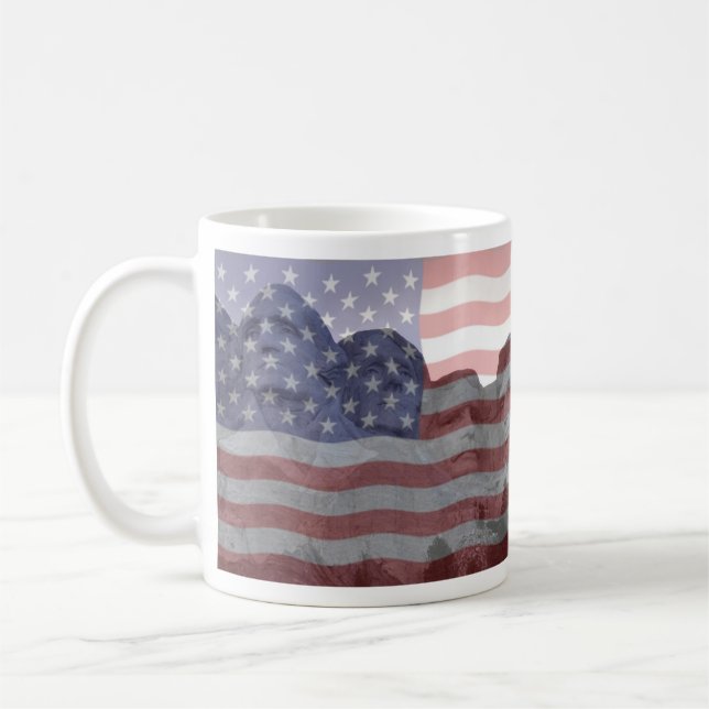 De Café Caneca americana da bandeira da cidadania (Esquerda)