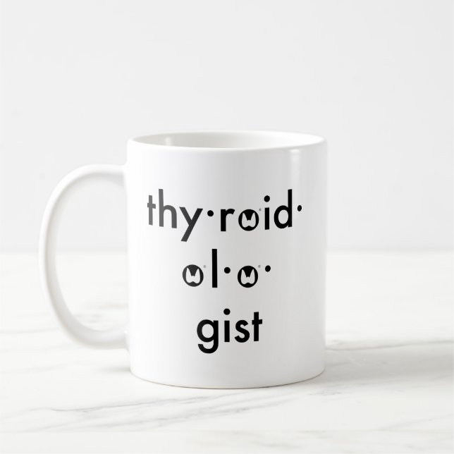 De Café Caneca americana do thyroidologist da associação (Esquerda)
