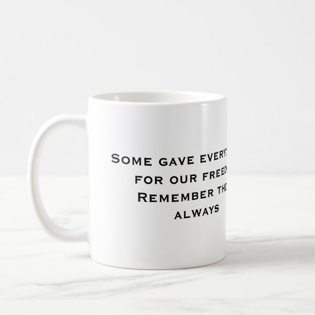 De Café Caneca americana orgulhosa (Esquerda)