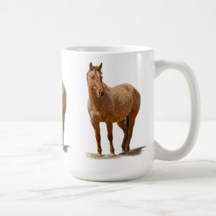 De Café caneca animal eqüino do desenhista dos