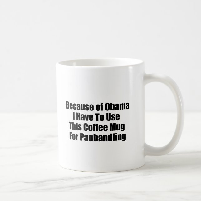 De Café caneca anti-obama (Direita)