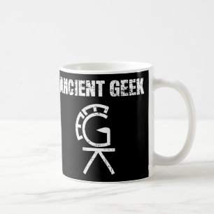 De Café Caneca antiga do quebra-cabeça do geek