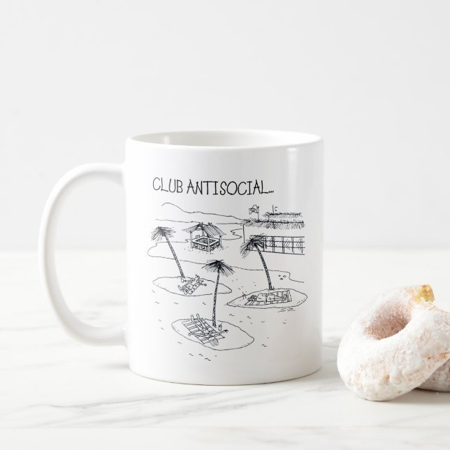 De Café Caneca Antisocial (Com Donut)