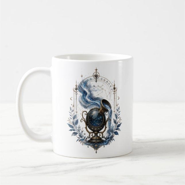 De Café Caneca Aquário do Vaso Celestial do Zodíaco (Esquerda)