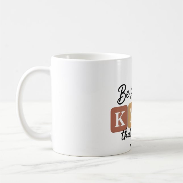 De Café Caneca Aquieta-te e Conhece | Salmo 46:10 Christia (Esquerda)