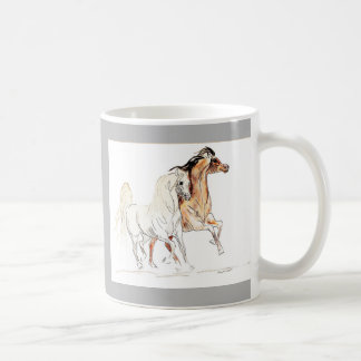 De Café Caneca árabe do cavalo - presente do amante do