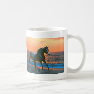 De Café Caneca árabe preta do cavalo