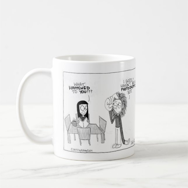 De Café Caneca áspera da manhã (Esquerda)
