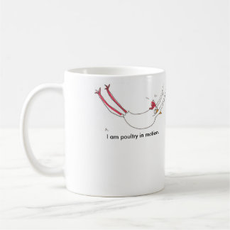 De Café Caneca aterrada galinha da ioga
