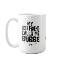 Caneca Avó Judia Bubbe netinho Meu Melhor Amigo