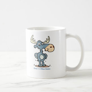 De Café Caneca azul dos alces