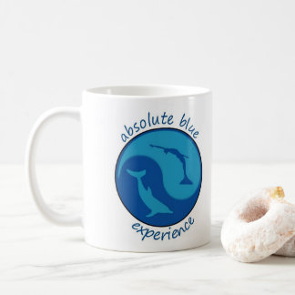 De Café Caneca Azul Dupla