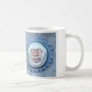 De Café caneca azul-espelho