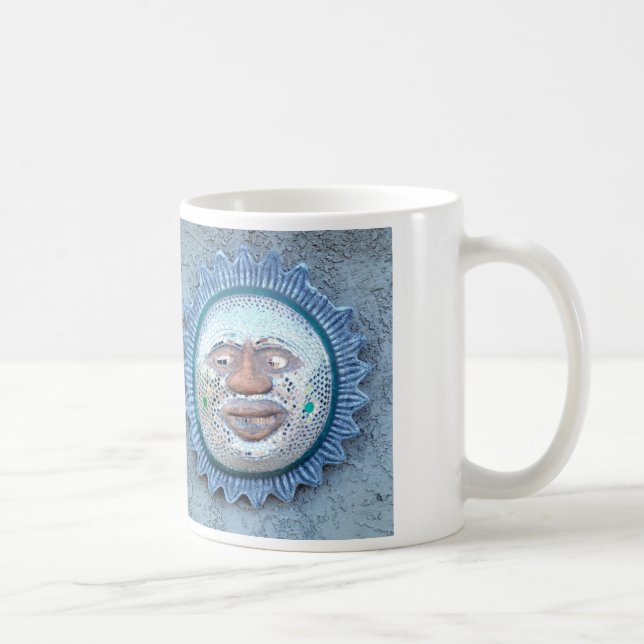 De Café caneca azul-espelho (Direita)