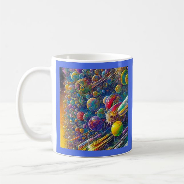 De Café Caneca azul Raça Espacial (Esquerda)