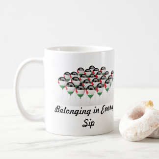 De Café Caneca Balões Palestina - Pertencimento em Cada Go