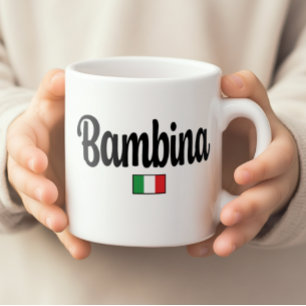 De Café Caneca Bambina Bandeira Italiana