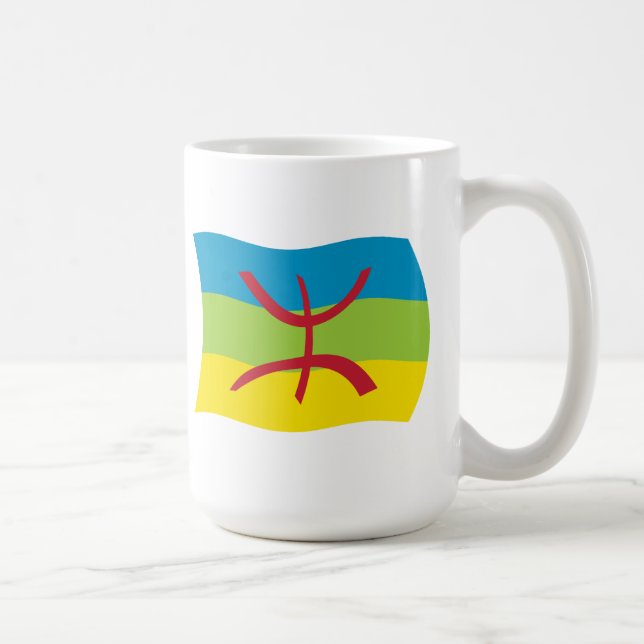 De Café Caneca Bandeira do Povo Berbere (Direita)