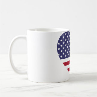De Café Caneca bandeira dos EUA com amor