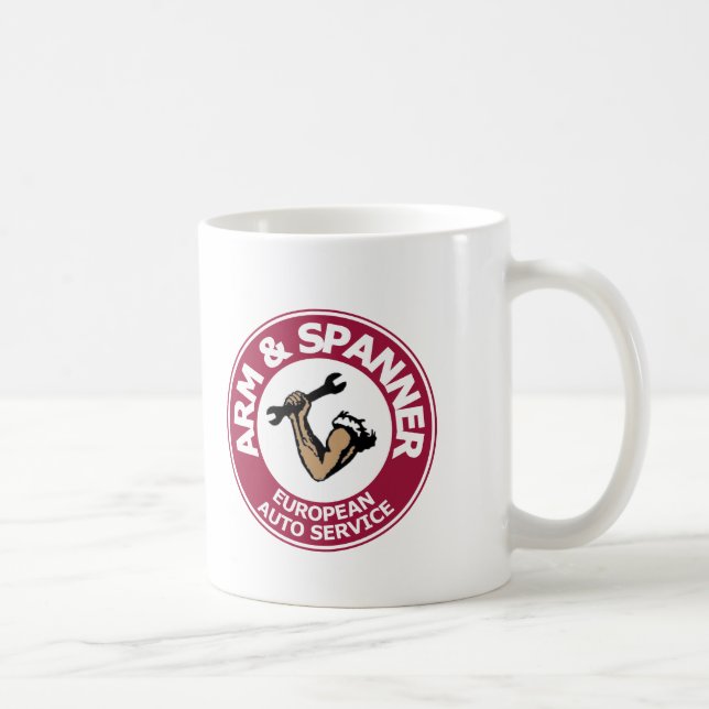 De Café Caneca básica do braço & da chave inglesa - 11 (Direita)