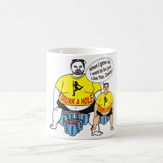 De Café Caneca bêbeda engraçada do pai & do filho (Centro)