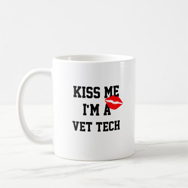 De Café Caneca Beije Me Sou Técnico Veterinário (Esquerda)
