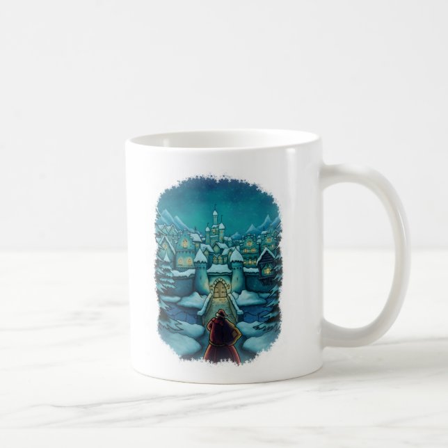 De Café caneca bem-vinda do papai noel frente e verso (Direita)