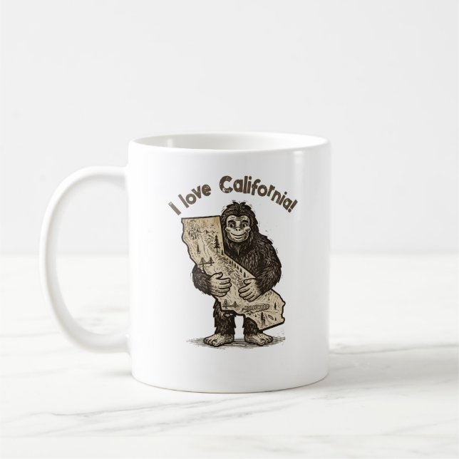 De Café Caneca Bigfoot Ama Califórnia (Esquerda)