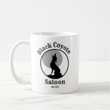 Caneca Black Coyote Saloon: Into the West Saga