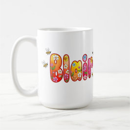 De Café Caneca Blair - Design Floral e Abelha