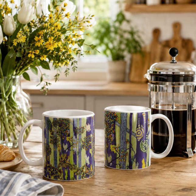 De Café Caneca Blue Forest 2 (Criador carregado)