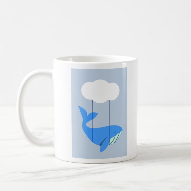 De Café Caneca Bonita com uma Baleia   (Esquerda)